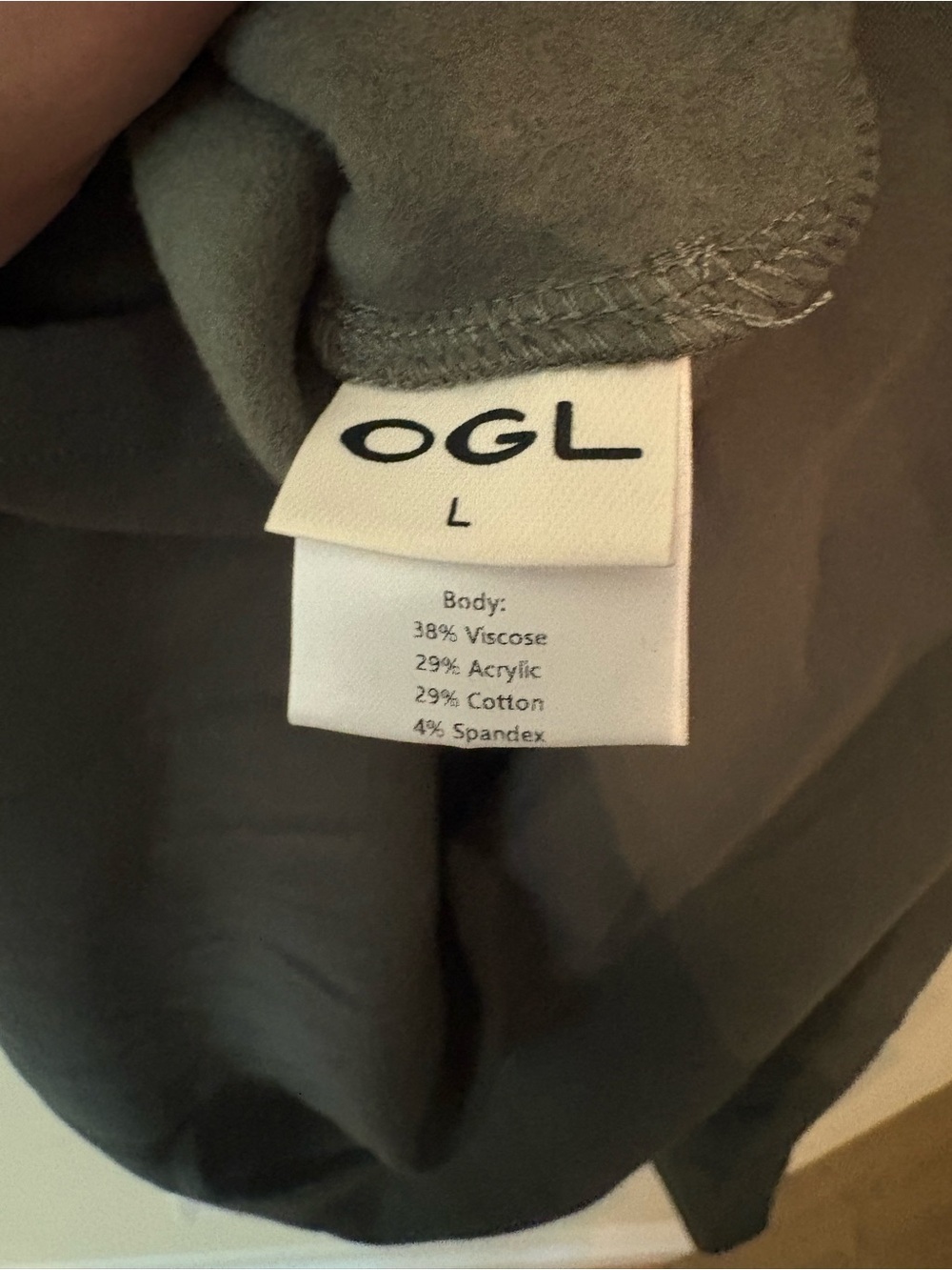 OGL Olive Green Maxi Flared Skirt - Picture 4 of 6